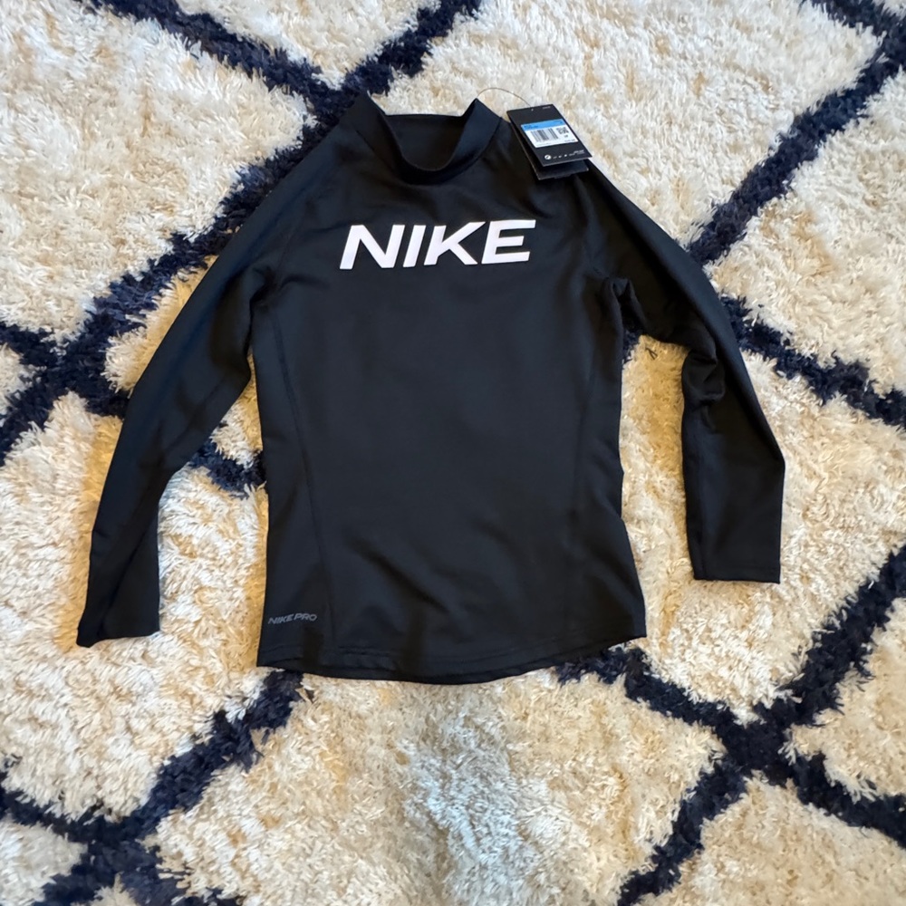 Nike Pro Dri Fit Black Long Sleeve Top